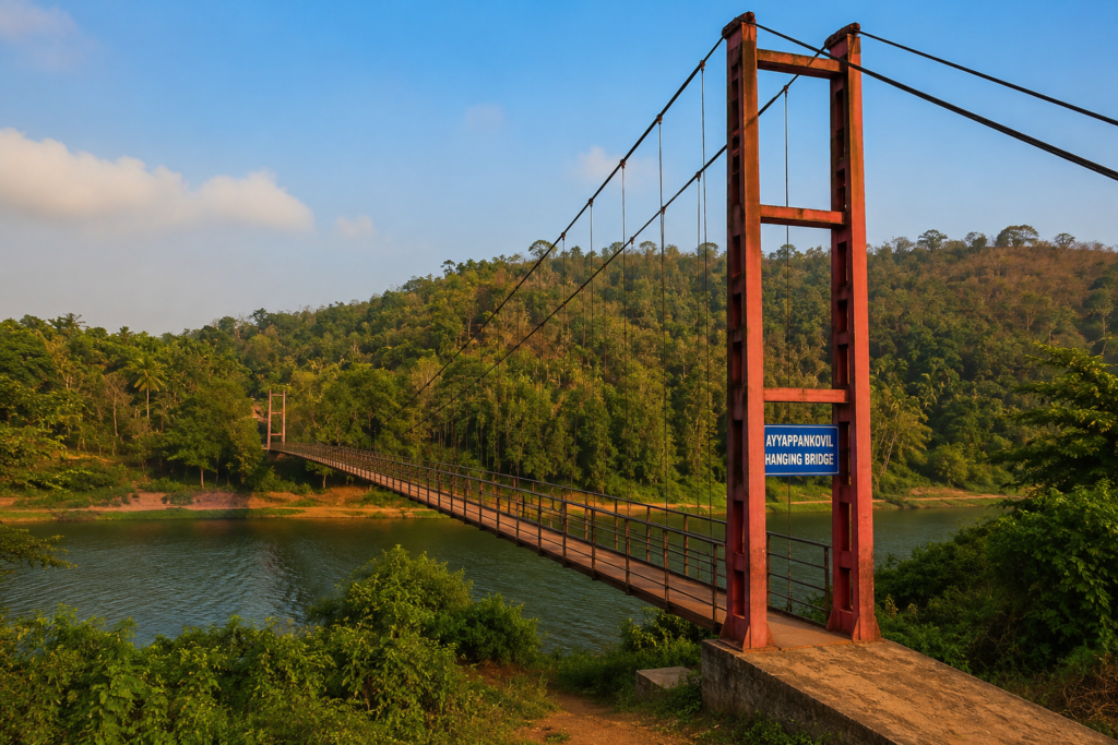 ayyappankovil hanging bridge