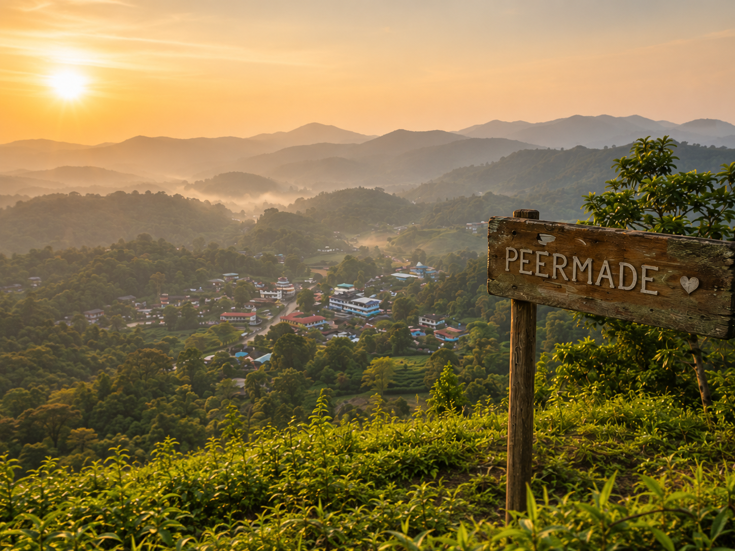 Beautiful landscapes in Peerumedu