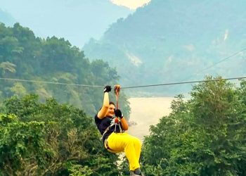 Adventure activities in Peermade including trekking and camping